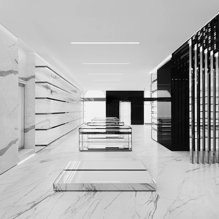 Saint Laurent Milan Store Designed by Hedi Slimane