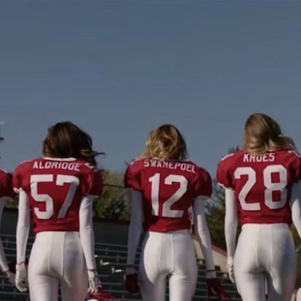Victoria’s Secret Angels Play Football