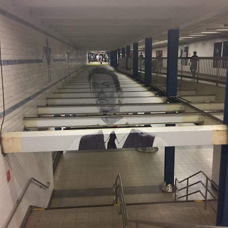 David Bowie “subway takeover”