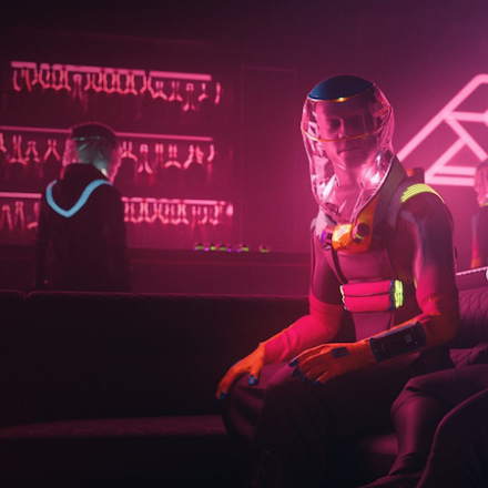 ‘micrashell’ suit for nightlife gatherings