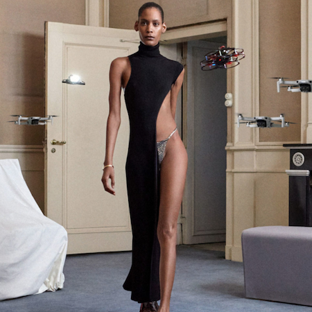 Duran Lantink sustainable with tech SSAW21 show