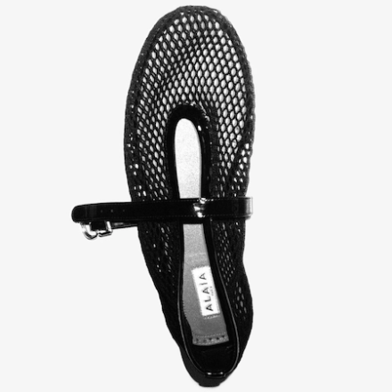 ALAÏA FISHNET BALLERINA