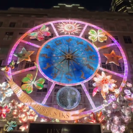Dior x Saks Holiday Window