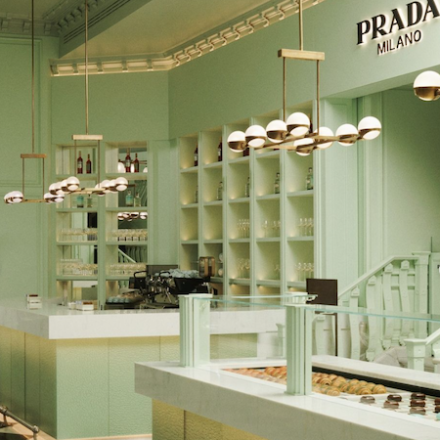 Prada Caffe at Harrods